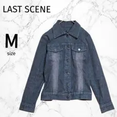 LAST SCENE ラストシーン デニム ジャケット MN ラメ糸 インディゴ 