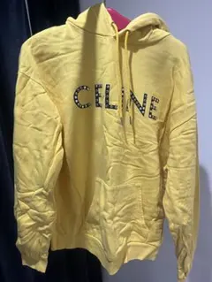 CELINE イエロー ロゴパーカー Mサイズのサムネイル
