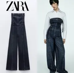 【美品】ZARA デニム オーバーオール