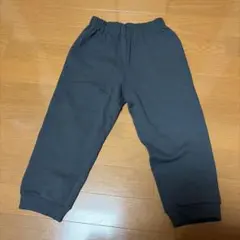 グレー 無地パンツ ゴムウエスト 後ろポケット