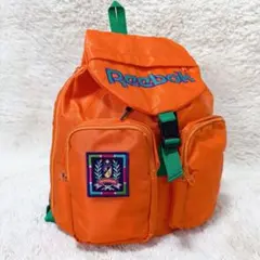 極美品✨ 90s Reebok ヴィンテージ ロゴ刺繍 リュック y2kのサムネイル
