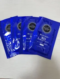 【未使用】資生堂 アクアレーベル 美白集中ケアマスク 4枚セットのサムネイル