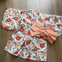 ベビー　女の子　甚平　浴衣
