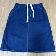 ウエスト大きめ　BEAMS BOY デニムスカートのサムネイル
