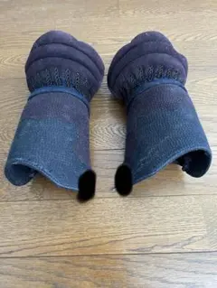 검도 코테 네이비 블루 중학생 좌우 세트 스크래치