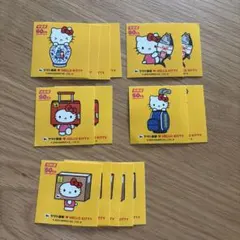 ハローキティ ステッカー　ヤマト運輸　50周年記念 5種15枚セット