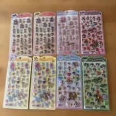 国内完全正規品うるちゅる POPシール　トムジェリ　モンチッチ　パワーパフ　8枚