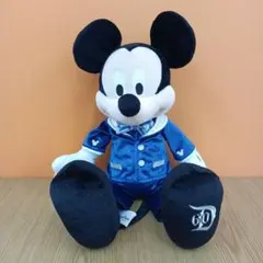 処分　タグ付き カリフォルニアディズニー 60周年 ミッキーマウス ぬいぐるみ