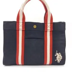 US　POLO　ASSN　ポロ　トートバッグ　ブラック