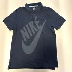NIKE ポロシャツ ブラック ビッグロゴ L 3072番のサムネイル
