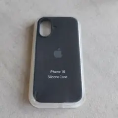 Apple iPhone16 シリコンケース ブラック