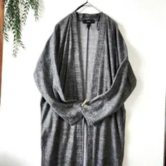 フォーエバー21【Ｓ160cm】チェック柄 やわらか ロング カーディガン