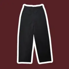 ユニクロC スウェットワイドパンツ ブラック M 丈長め