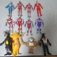 ウルトラマン　レトロ　当時品　ソフビ　12体　まとめ売り