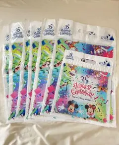 【シワ有り】東京ディズニーリゾート　ショップ袋　35周年　2サイズ　計7枚