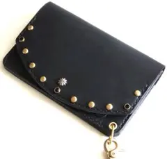 スタッズ　ミドルトラッカーウォレット‼️ 本革‼️