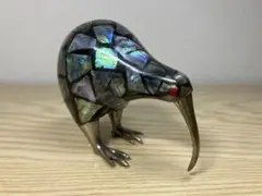 キウイ 置物 オブジェ シェル 鳥