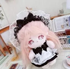 ぬい服　いつぬい　ぬいぐるみ メイド服　レース　着ぐるみ　着せ替え服　10cmのサムネイル