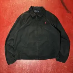 POLO RALPH LAUREN スウィングトップ　黒　赤ポニー　XXL