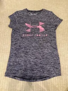 値下げUnder Armour グレー ピンク Tシャツ