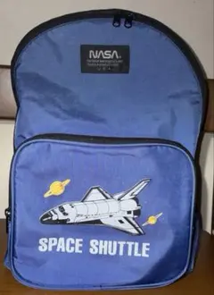 【新品未使用】NASA リュック キッズ用 スペースシャトル ブルー