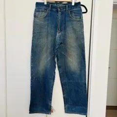 00s ボルコム　ワイドバギーストレートデニムパンツ　オールドサーフ