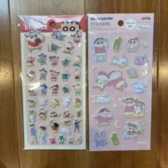 クレヨンしんちゃん　シール2枚