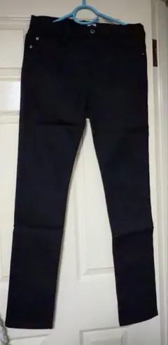 スキニーパンツ チノパン Lサイズ ブラック 黒 ストレッチ メンズ SPUスプのサムネイル