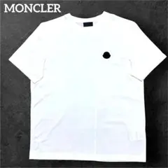 美品☆XXLサイズ☆高級モデル☆】モンクレール ラバーロゴ Tシャツ 