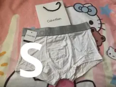 男性用　白Sサイズ　Calvin Klein ボクサーパンツ　ボクサーブリーフ