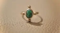 【大幅値下げSALE中¥20,800↓】　ターコイズシルバーリング