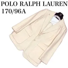 POLO RALPH LAUREN 襟裏羊革　レザー　テーラードジャケット　2B