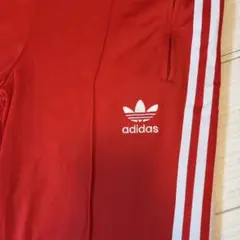 【美品】アディダス ファイヤーバード トラックパンツ 赤 S