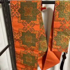 名古屋帯　　オレンジ