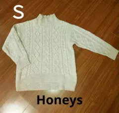 Honeys ケーブルニットセーター Sサイズ