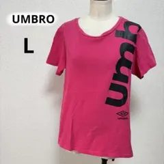 umbro ロゴプリント 半袖Tシャツ L ピンクのサムネイル