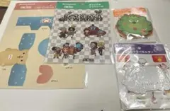 モスバーガー　ワンピース　クリアシール　トニーートニー、チョッパー➕2点