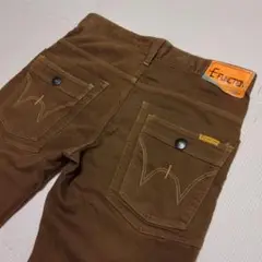 EDWIN jerseys E-FUNCTION EREFW7 デニム 茶 M