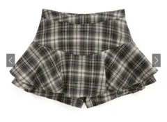 GRL チェック柄フリルキュロット ks006