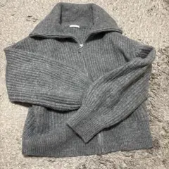 パフィータッチジップニットブルゾンのサムネイル
