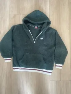 CONVERSE フリースジャケット L ダークグリーン