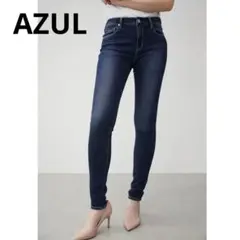 【大特価】 AZUL スキニーデニム ダークブルー S
