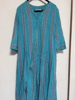 ne Quittez Pas ターコイズ ストライプ マキシワンピース 2025年最新】ne quittez pas ワンピース ストライプの人気アイテム