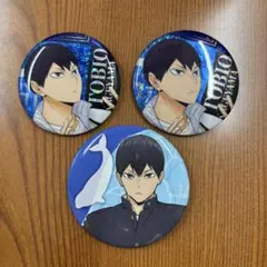 ハイキュー 影山飛雄 缶バッジ アクアリウムキャラバン