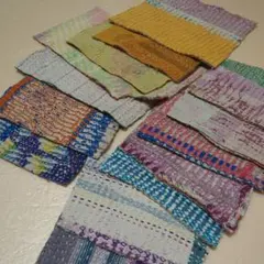 タイムセール２０時まで100円引き☆ラリーキルトはぎれ14枚