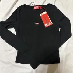 新品★DIESEL T-Ballet-D リブ 長袖 Tシャツ ロンT