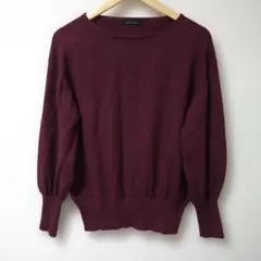 Urban Research バーガンディ 長袖ニット