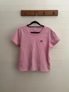 HEART BADGE TEE #2 ピンク