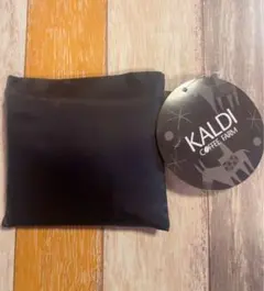 【新品未使用】非売品　カルディKALDI エコバッグ ブラック　2026