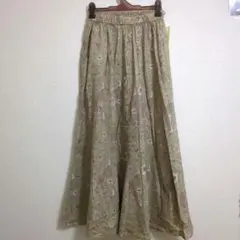 ✨新品✨earth music&ecology インド綿 花柄フレアスカート